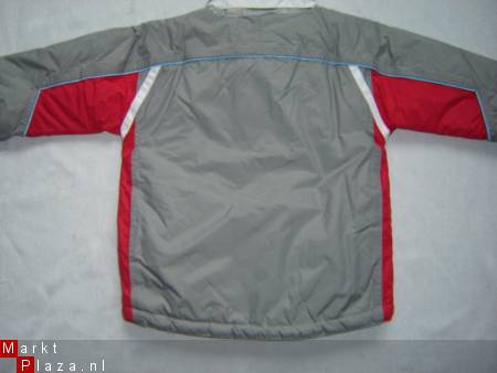 Nieuw Rucanor Ski Jack maat 104 (Grijs/Rood) * - Afbeelding 4