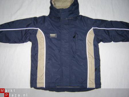 Nieuw Rucanor Ski Jack maat 140 (Marine/Beige)* - Afbeelding 4
