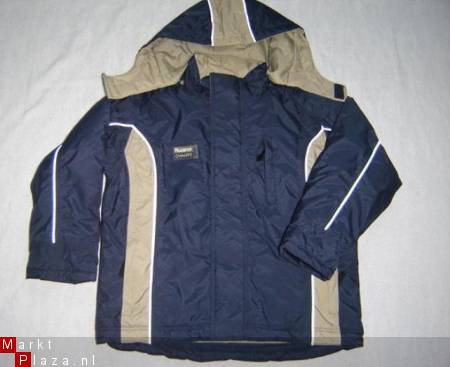 Nieuw Rucanor Ski Jack maat 140 (Marine/Beige)* - Afbeelding 5