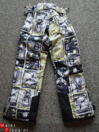 Nieuwe Ski broek allover geprint maat 116* - Afbeelding 2