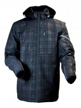 Heren Soft shell winterjas Santini maat XXL* - Afbeelding 4
