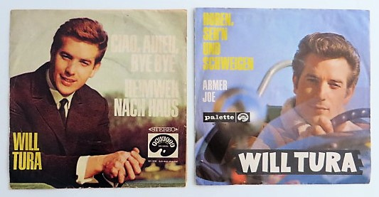 2x single Will Tura - Ciao, Adieu, Bye Bye + Heimweh nach Haus (Palette) - nr. 1
