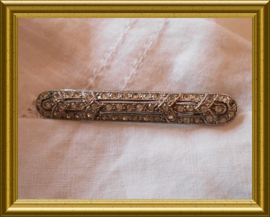 Mooie oude art deco broche - nr. 1