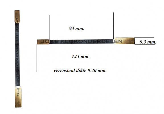 = Slingerveer Engelse staande klok = 36329