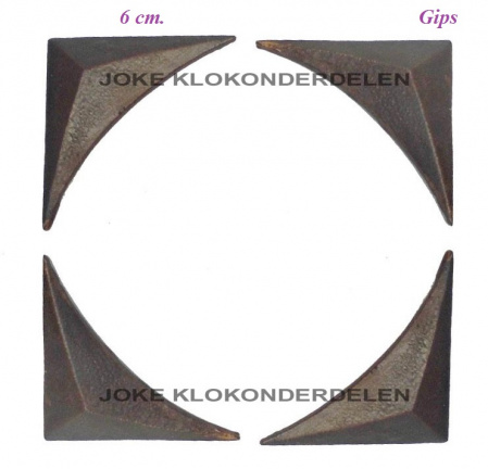 === 4 Klokhoekjes = gebruikt === 36965