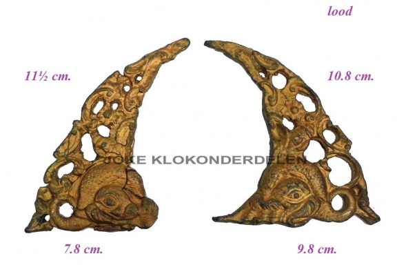 === 2 Ornamenten = lood = gebruikt === 36994