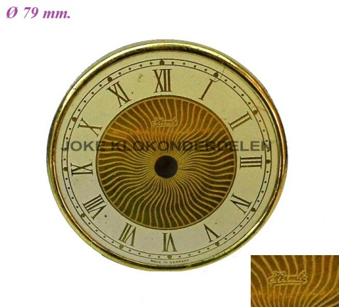 = Wijzerplaat jaarpendule = Hermle = 37080
