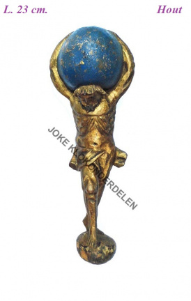 === Staartklok atlas = hout = oud === 37164