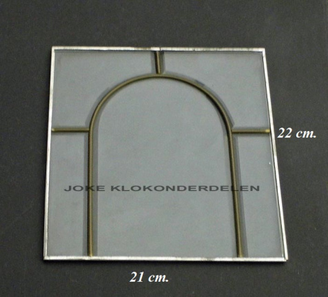 === Geslepen glas in koper = oud === 37216