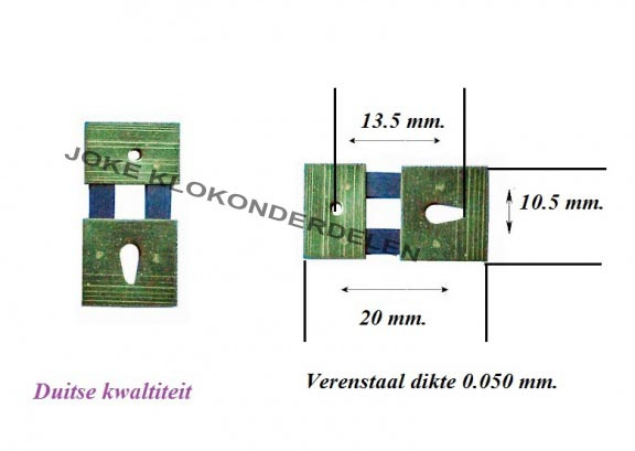 === Slingerveer = Zaanse klok = nieuw === 33211
