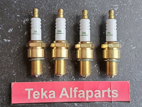 Golden Lodge 2HL Bougies 4x Zündkerzen Spark Plugs NOS - Afbeelding 2