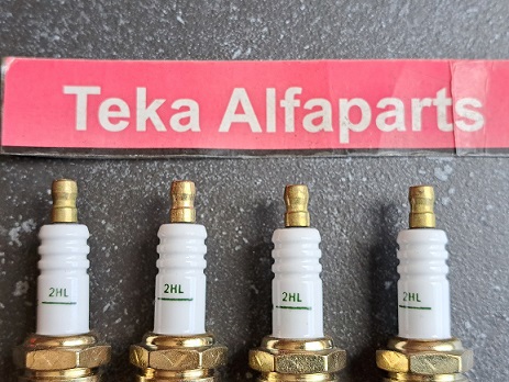 Golden Lodge 2HL Bougies 4x Zündkerzen Spark Plugs NOS - Afbeelding 4
