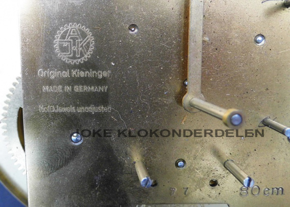 === Snaar uurwerk = Kieninger = gebruikt === 37318 - Afbeelding 4