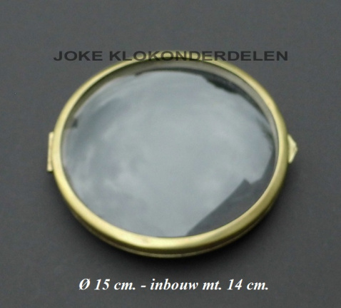 === Pendule deur = bol glas = gebruikt = 37427
