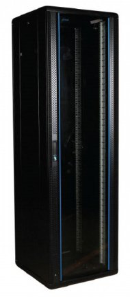 42U 19" patchkast met glazen voordeur (BxDxH) 600x600x2000mm