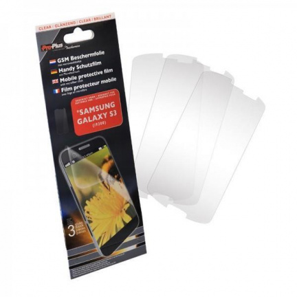 Display beschermfolie 3 stuks voor Samsung Galaxy S3 (9300) - Clear - nr. 1