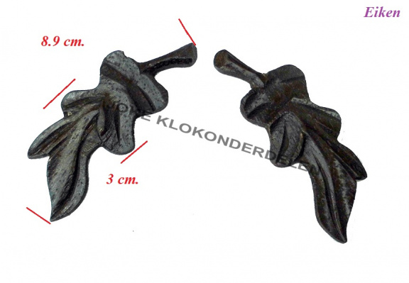 === 2 Klokkast ornamentjes = oud === 37611
