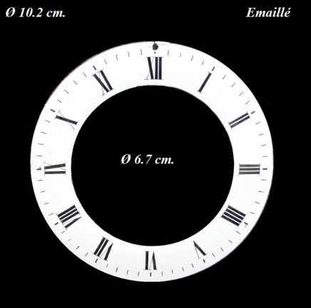 = Cijferring = Franse pendule = emaillé = 34808
