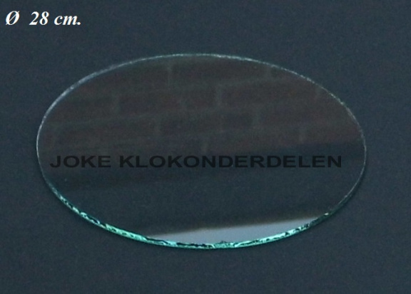 === Vlak glas = ± 28 cm. = gebruikt === 37762