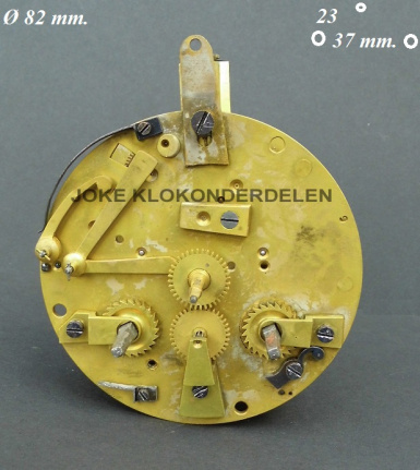=== Pendule uurwerk voor onderdelen = oud === 37823