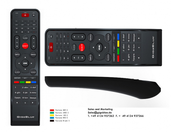 GigaBlue Afstandsbediening ( IP BOX / X1 / Ultra UE ) - nr. 1