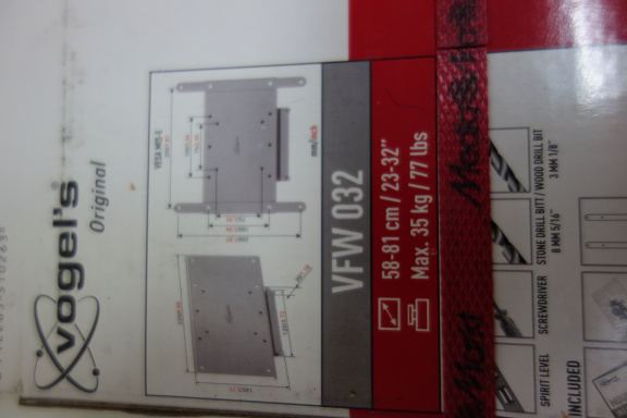 VOGELS Muurbeugel TV wandsteun VFW 032 LCD (NIEUW in verpakking) - Afbeelding 4