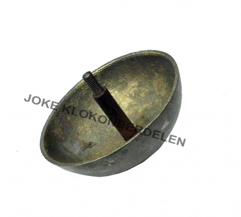 === Klok bel incl. steun = gebruikt === 37500 - Afbeelding 2