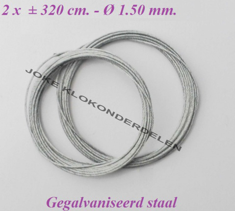 === Snaar Engelse klok = staal = 26376