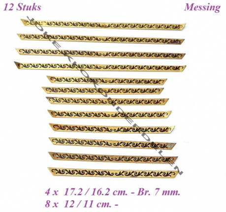 === 12 Sier strips = gebruikt === 38111