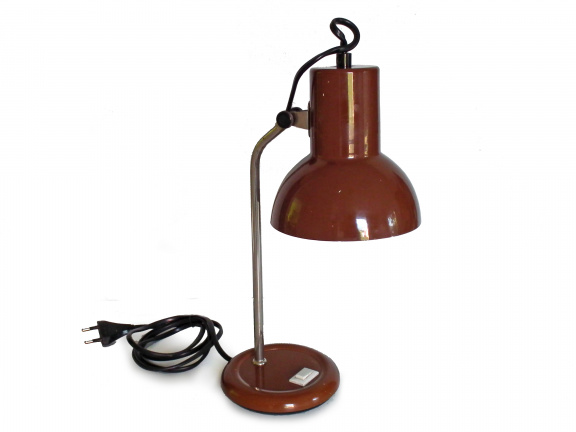 Retro bruin tafellampje
