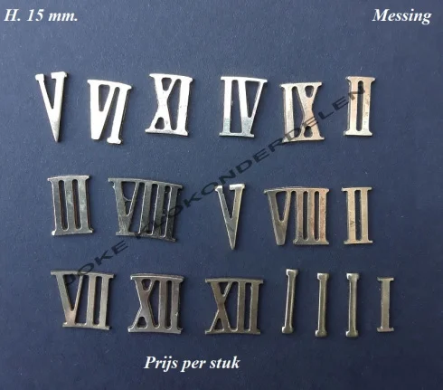 Wijzerplaat cijfers = Franse pendule = 38172