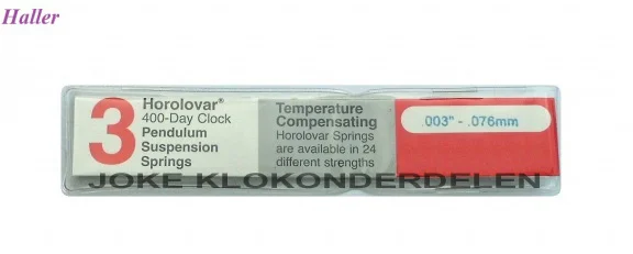 3 Slingerveren = Jaarpendule = Haller = nieuw 30894