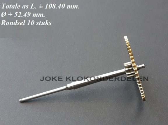=== Centrumrad = Engelse staande klok = oud === 38243