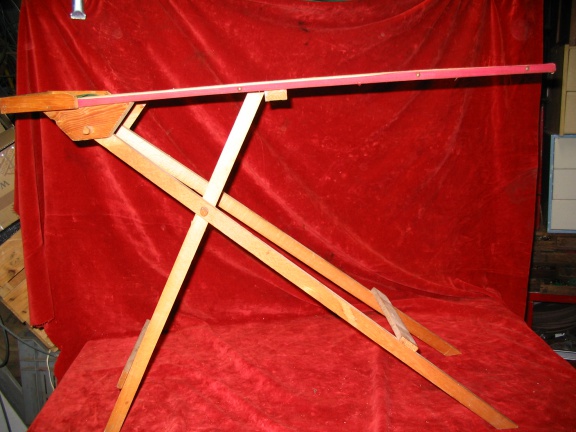 Oude houten kinderstrijkplank no 62 70 x 50 x 15 cm. - nr. 1