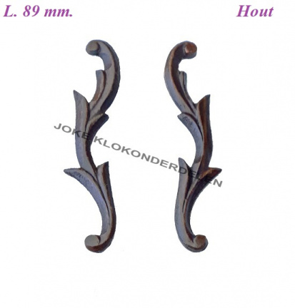 === 2 Klokkast ornamentjes = oud === 38375