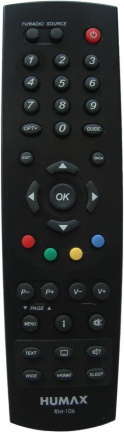Humax RM-106 voor 5000C afstandsbediening - nr. 1