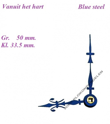 = Franse pendule wijzers = Fleur de Lys = 35836