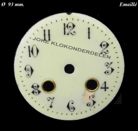 Wijzerplaat = Franse pendule = emaillé = 37441