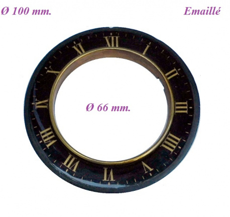 Wijzerplaat = Franse pendule = emaillé =34214