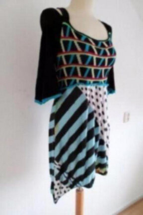 THERAPY Maat 44 artsy jurk - Afbeelding 3