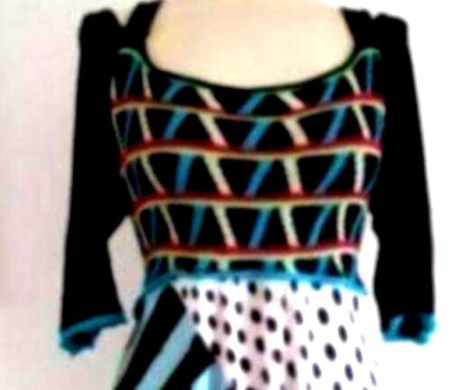 THERAPY Maat 44 artsy jurk - Afbeelding 4