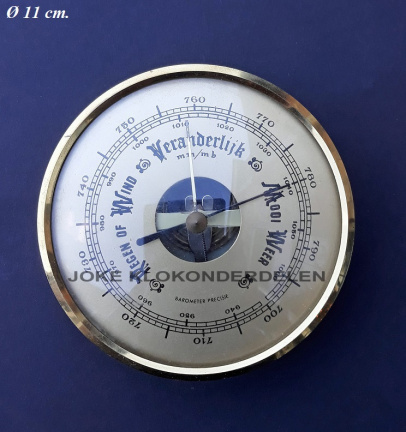 === Barometer = bol glas = gebruikt === 38475