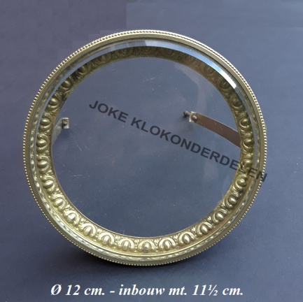 Franse pendule deur = gesl-vlak glas =38505
