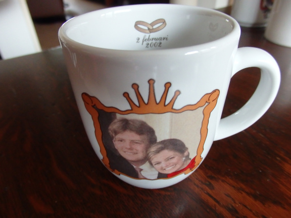Huwelijksbeker Willem Alexander en Maxima - 2 Februari 2002. - Afbeelding 3
