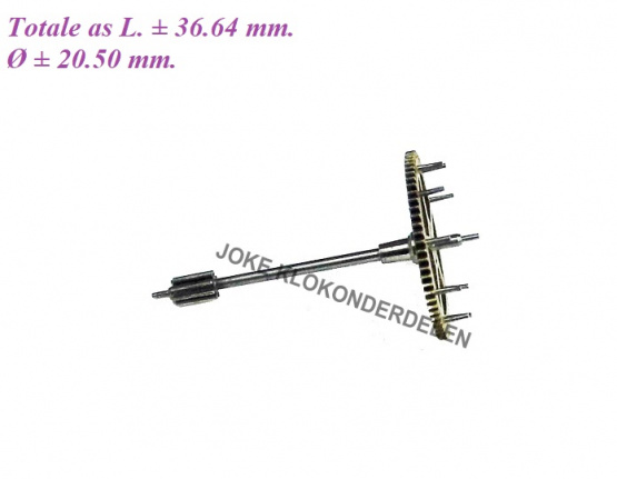 === Pennenrad = Franse pendule = oud === 38721
