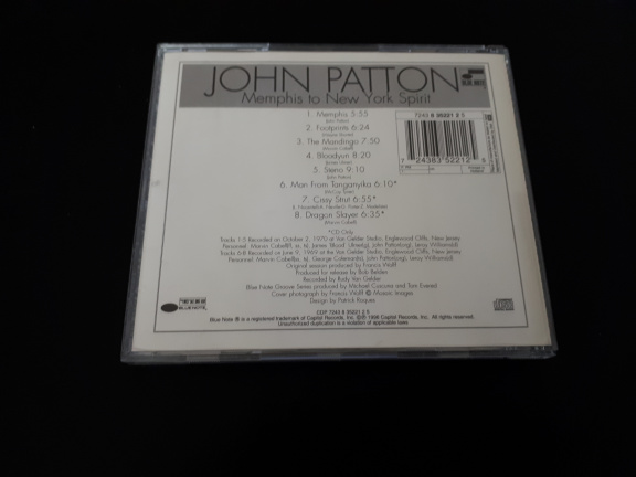 John Patton Memphis to New York Spirit - Afbeelding 3