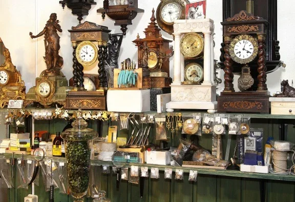 Joke Klokonderdelen=Antik Uhrenteile=Antique Clocks and component - Afbeelding 3