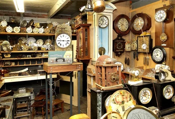 Joke Klokonderdelen=Antik Uhrenteile=Antique Clocks and component - Afbeelding 4