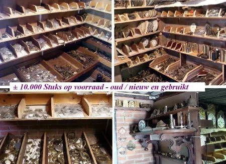 Joke Klokonderdelen=Antik Uhrenteile=Antique Clocks and component - Afbeelding 6