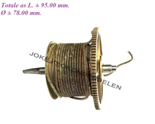 === Trommel = Engelse staande klok = oud === 38790